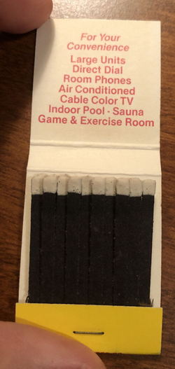 Imperial Motel - Matchbook (newer photo)